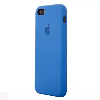 Чехол-накладка ORG для смартфона Apple iPhone 5/5s/SE, soft-touch, синий (60964)