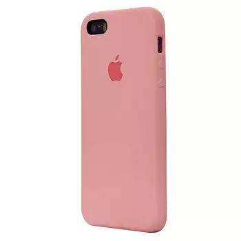 Чехол-накладка ORG для смартфона Apple iPhone 5/5s/SE, soft-touch, светло-розовый (60973)