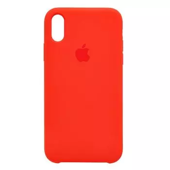 Чехол-накладка ORG для смартфона Apple iPhone XR, soft-touch, темно-оранжевый (90969)