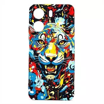Чехол-накладка Luxo Creative для смартфона Xiaomi Redmi 13C 4G/Poco C65, силикон, разноцветный 113 (229708)