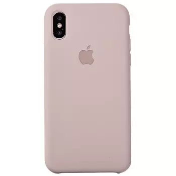 Чехол-накладка ORG для смартфона Apple iPhone X/XS, soft-touch, бежевый (76535)