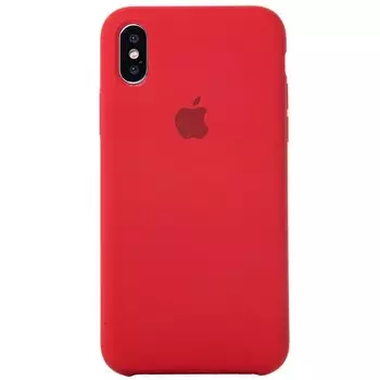 Чехол-накладка ORG для смартфона Apple iPhone X/XS, soft-touch, красный (76551)