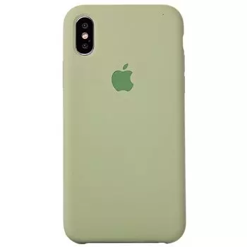 Чехол-накладка ORG для смартфона Apple iPhone X/XS, soft-touch, светло-зеленый (76545)