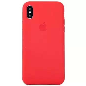 Чехол-накладка ORG для смартфона Apple iPhone X/XS, soft-touch, темно-оранжевый (76539)