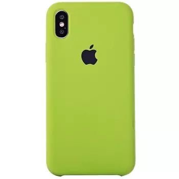 Чехол-накладка ORG для смартфона Apple iPhone X/XS, soft-touch, зеленый (76542)