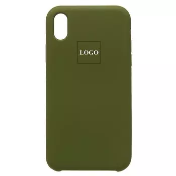Чехол-накладка ORG для смартфона Apple iPhone XR, soft-touch, dark green (129027)