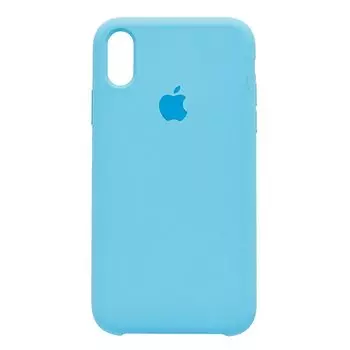 Чехол-накладка ORG для смартфона Apple iPhone XR, soft-touch, светло-синий (90973)