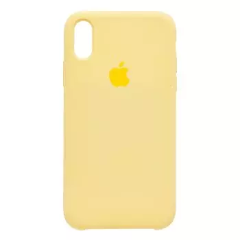 Чехол-накладка ORG для смартфона Apple iPhone XR, soft-touch, желтый (90985)