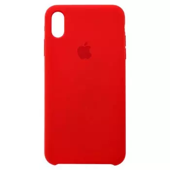 Чехол-накладка ORG для смартфона Apple iPhone XS Max, soft-touch, красный (90959)