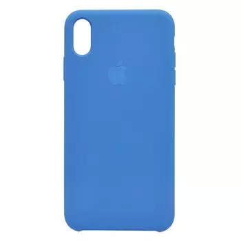 Чехол-накладка ORG для смартфона Apple iPhone XS Max, soft-touch, синий (90944)