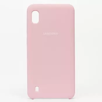 Чехол-накладка ORG для смартфона Samsung SM-A105 Galaxy A10, soft-touch, песочно-розовый (102676)