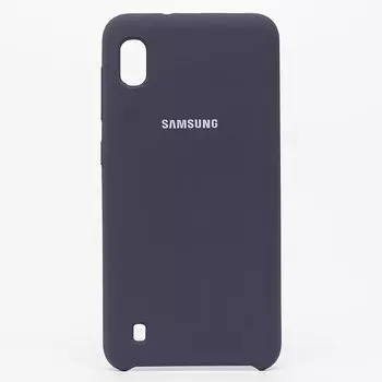 Чехол-накладка ORG для смартфона Samsung SM-A105 Galaxy A10, soft-touch, серый (102675)