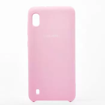 Чехол-накладка ORG для смартфона Samsung SM-A105 Galaxy A10, soft-touch, светло-розовый (102677)
