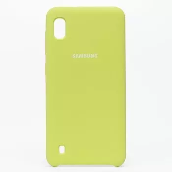 Чехол-накладка ORG для смартфона Samsung SM-A105 Galaxy A10, soft-touch, зеленый (102678)