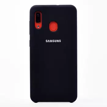Чехол-накладка ORG для смартфона Samsung SM-A205/305 Galaxy A20/A30, soft-touch, черный (102683)