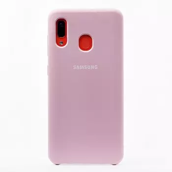 Чехол-накладка ORG для смартфона Samsung SM-A205/305 Galaxy A20/A30, soft-touch, песочно-розовый (102689)