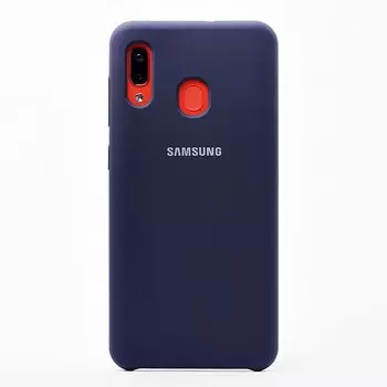 Чехол-накладка ORG для смартфона Samsung SM-A205/305 Galaxy A20/A30, soft-touch, серый (102685)