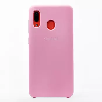 Чехол-накладка ORG для смартфона Samsung SM-A205/305 Galaxy A20/A30, soft-touch, светло-розовый (102687)