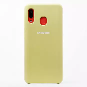 Чехол-накладка ORG для смартфона Samsung SM-A205/305 Galaxy A20/A30, soft-touch, зеленый (102691)
