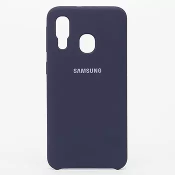 Чехол-накладка ORG для смартфона Samsung SM-A405 Galaxy A40, soft-touch, темно-синий (102857)