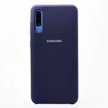 Чехол-накладка ORG для смартфона Samsung SM-A705 Galaxy A70, soft-touch, серый (102705)