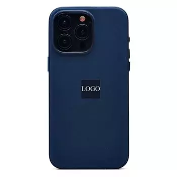 Чехол-накладка ORG FineW SafeMag для смартфона Apple iPhone 15 Pro Max, силикон, темно-синий (224166)