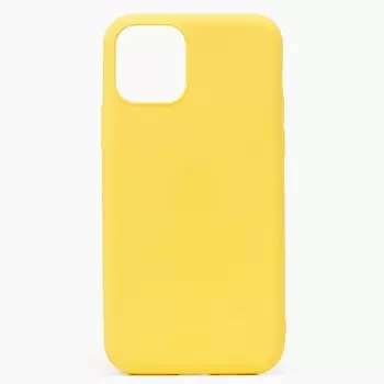 Чехол-накладка ORG Full Soft Touch для смартфона Apple iPhone 11 Pro Max, силикон, желтый (114977)