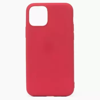Чехол-накладка ORG Full Soft Touch для смартфона Apple iPhone 11 Pro Max, силикон, бордовый (114967)