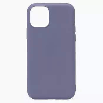 Чехол-накладка ORG Full Soft Touch для смартфона Apple iPhone 11 Pro Max, силикон, серый (114970)