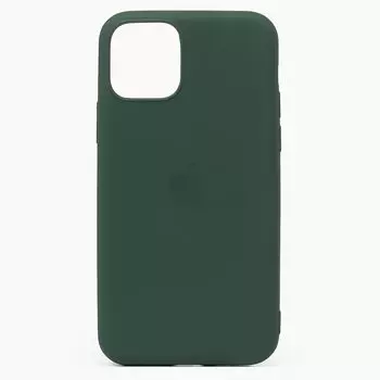 Чехол-накладка ORG Full Soft Touch для смартфона Apple iPhone 11 Pro, силикон, темно-зеленый (114982)
