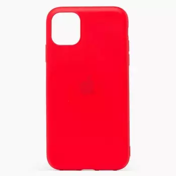 Чехол-накладка ORG Full Soft Touch для смартфона Apple iPhone 11, силикон, красный (115001)