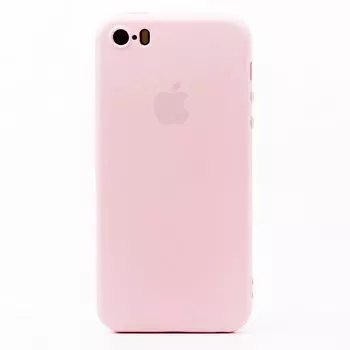 Чехол-накладка ORG Full Soft Touch для смартфона Apple iPhone 5/5s/SE, силикон, розовый (115013)