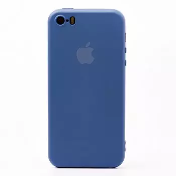 Чехол-накладка ORG Full Soft Touch для смартфона Apple iPhone 5/5s/SE, силикон, синий (115005)