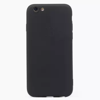 Чехол-накладка ORG Full Soft Touch для смартфона Apple iPhone 6/6S, силикон, черный (115017)