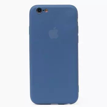 Чехол-накладка ORG Full Soft Touch для смартфона Apple iPhone 6/6S, силикон, синий (115018)