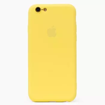 Чехол-накладка ORG Full Soft Touch для смартфона Apple iPhone 6/6S, силикон, желтый (115029)
