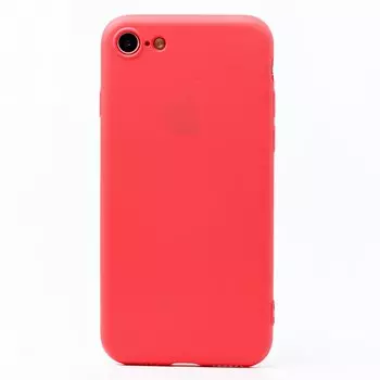 Чехол-накладка ORG Full Soft Touch для смартфона Apple iPhone 7/8, силикон, коралловый (115046)