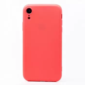 Чехол-накладка ORG Full Soft Touch для смартфона Apple iPhone XR, силикон, коралловый (115072)