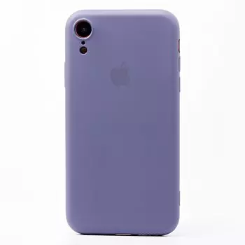 Чехол-накладка ORG Full Soft Touch для смартфона Apple iPhone XR, силикон, серый (115074)