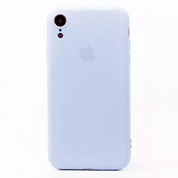 Чехол-накладка ORG Full Soft Touch для смартфона Apple iPhone XR, силикон, светло-синий (115076)