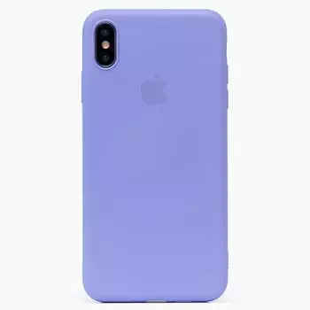 Чехол-накладка ORG Full Soft Touch для смартфона Apple iPhone XS Max, силикон, фиолетовый (115093)