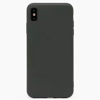 Чехол-накладка ORG Full Soft Touch для смартфона Apple iPhone XS Max, силикон, оливковый (115090)