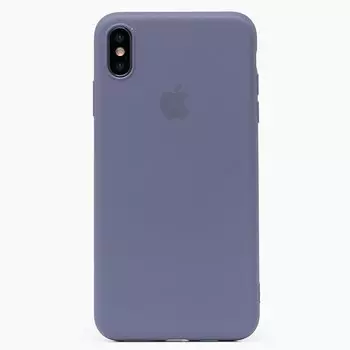 Чехол-накладка ORG Full Soft Touch для смартфона Apple iPhone XS Max, силикон, серый (115087)