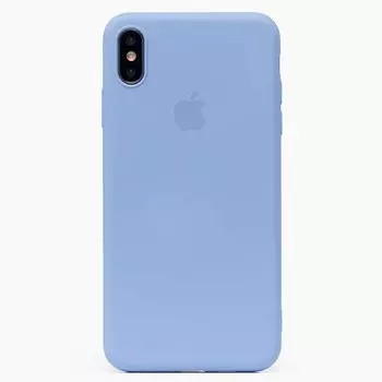 Чехол-накладка ORG Full Soft Touch для смартфона Apple iPhone XS Max, силикон, светло-синий (115089)