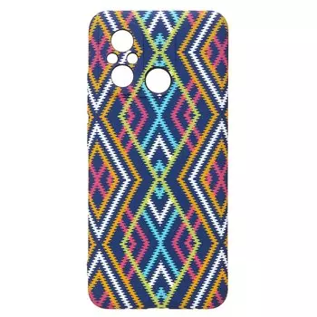 Чехол-накладка Luxo Creative для смартфона Xiaomi Redmi 12C/Poco C55, силикон, разноцветный 116 (229695)