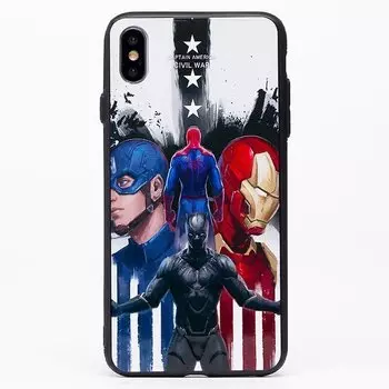 Чехол-накладка ORG PC034 для смартфона Apple iPhone XS Max, рисунок 004 (106367)