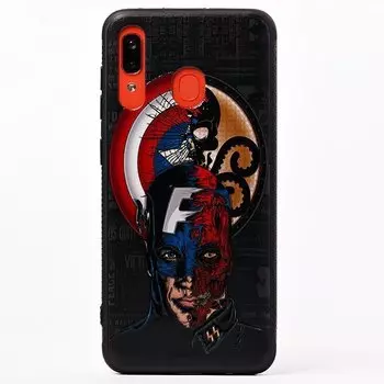 Чехол-накладка ORG PC034 для смартфона Samsung SM-A305 Galaxy A30, пластик, рисунок 003 (105652)