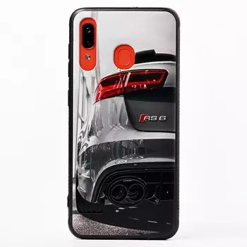 Чехол-накладка ORG PC034 для смартфона Samsung SM-A305 Galaxy A30, пластик, рисунок 008 (105657)