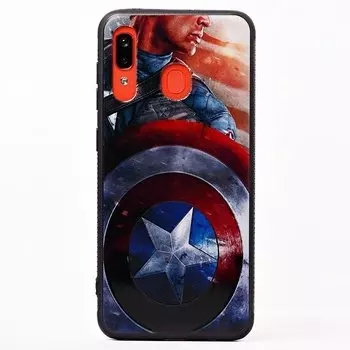 Чехол-накладка ORG PC034 для смартфона Samsung SM-A305 Galaxy A30, пластик, рисунок 025 (105674)