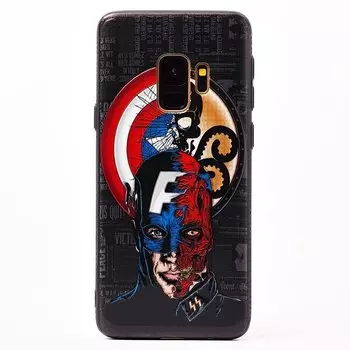 Чехол-накладка ORG PC034 для смартфона Samsung SM-G960 Galaxy S9, пластик, рисунок 003 (105887)